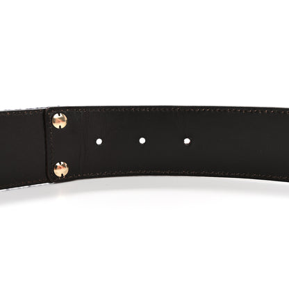 Gucci Nylon Calfskin Bamboo Interlocking G Web Belt 85 34 Navy Red White 3 of 8