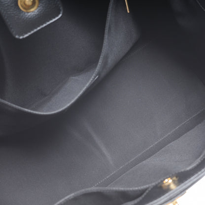Chanel Calfskin Cerf Executive Shopper Tote Black 8 of 11
