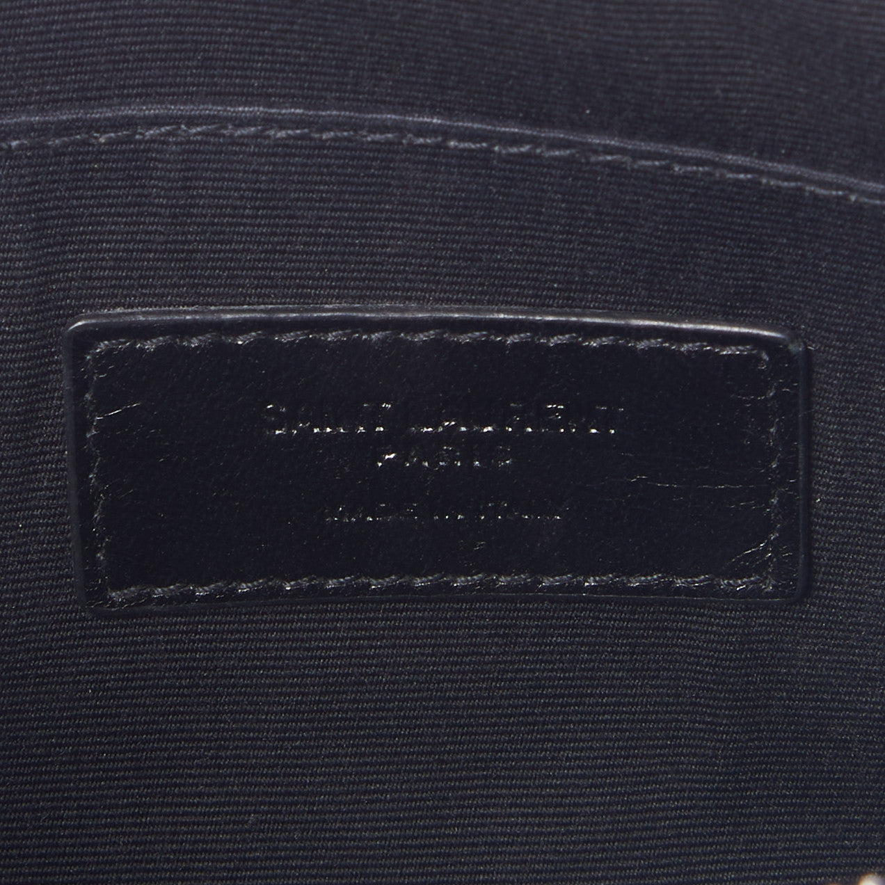 Saint Laurent Grain De Poudre Zipped Tablet Holder Marine 7 of 8