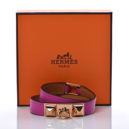 Hermes Swift Rivale Double Tour Bracelet T1 Magnolia 7 of 7