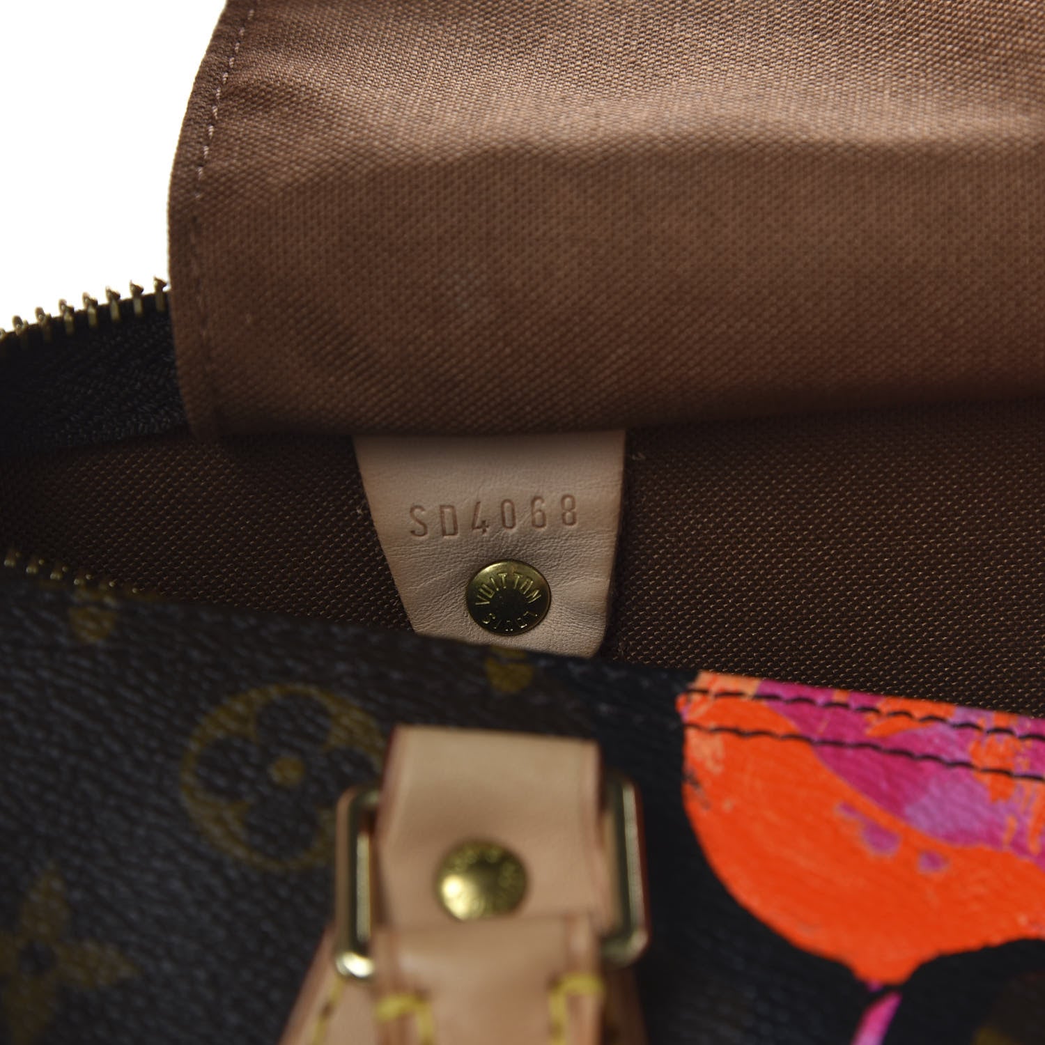 Louis Vuitton Monogram Roses Speedy 30 9 of 10