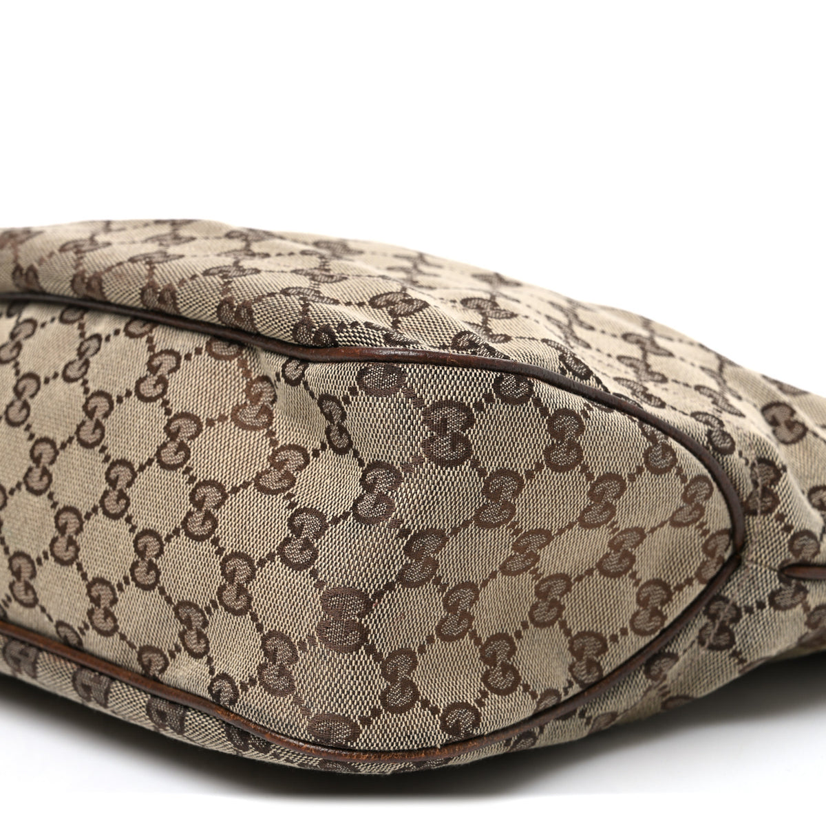 Gucci Monogram Piston Lock Tote Brown 10 of 10
