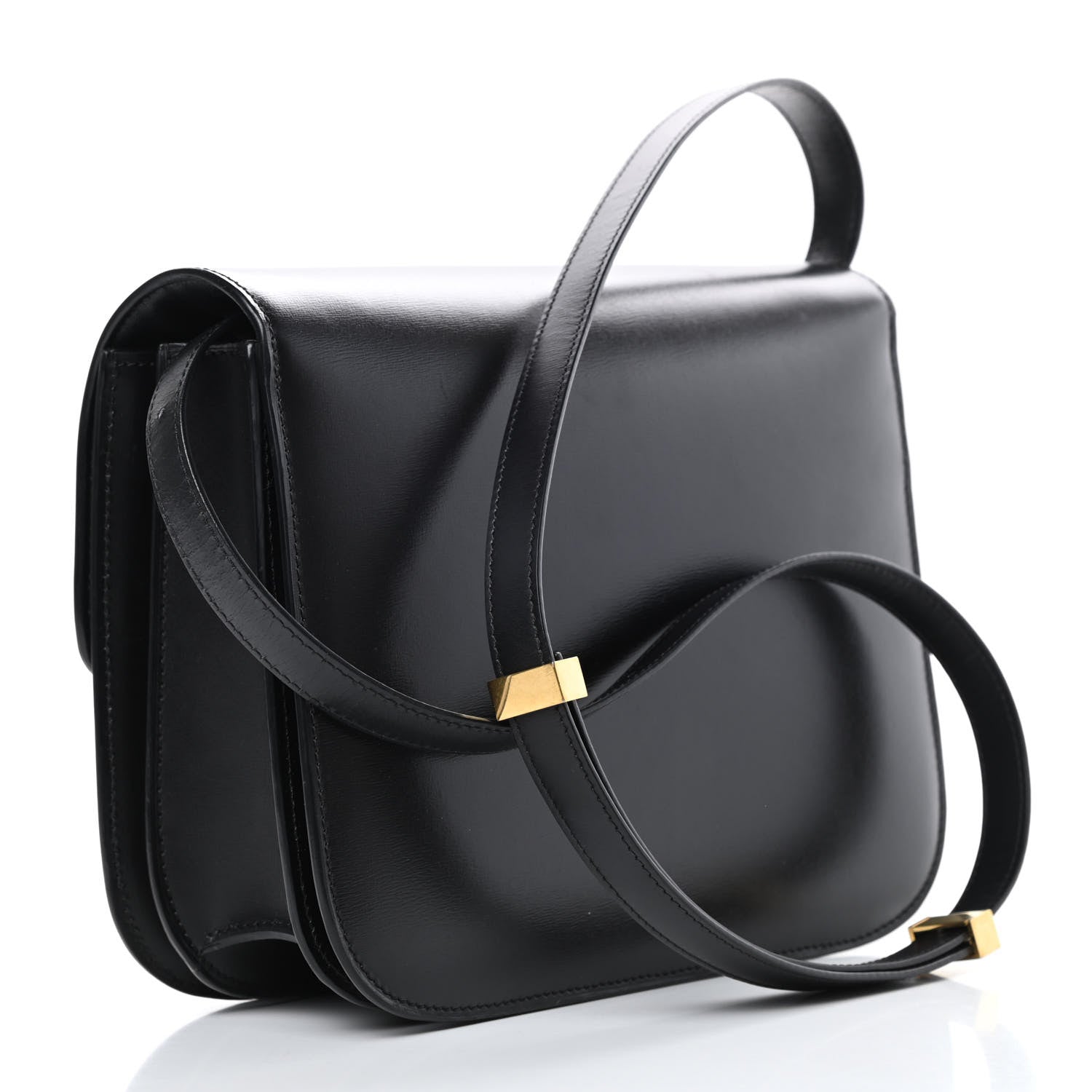 Celine Box Calfskin Medium Classic Box Flap Bag Black 3 of 16