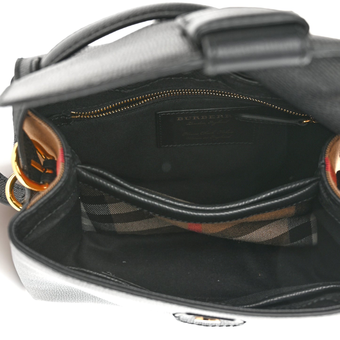 Derby Calfskin House Check Small Camberley Black