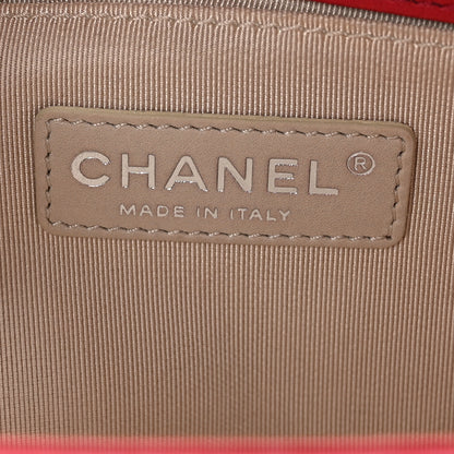 Chanel Perforated Lambskin Quilted Medium Boy Flap Red 6 of 10