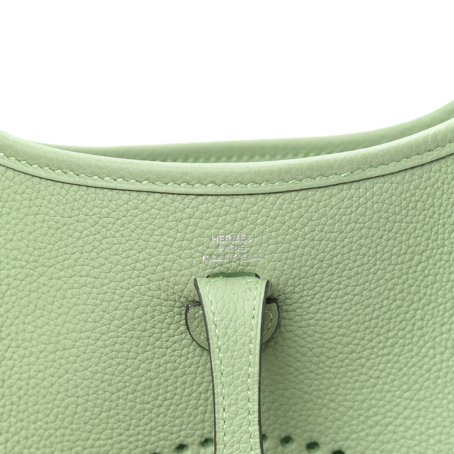 Hermes Taurillon Maurice Evelyne TPM Vert Criquet 6 of 9