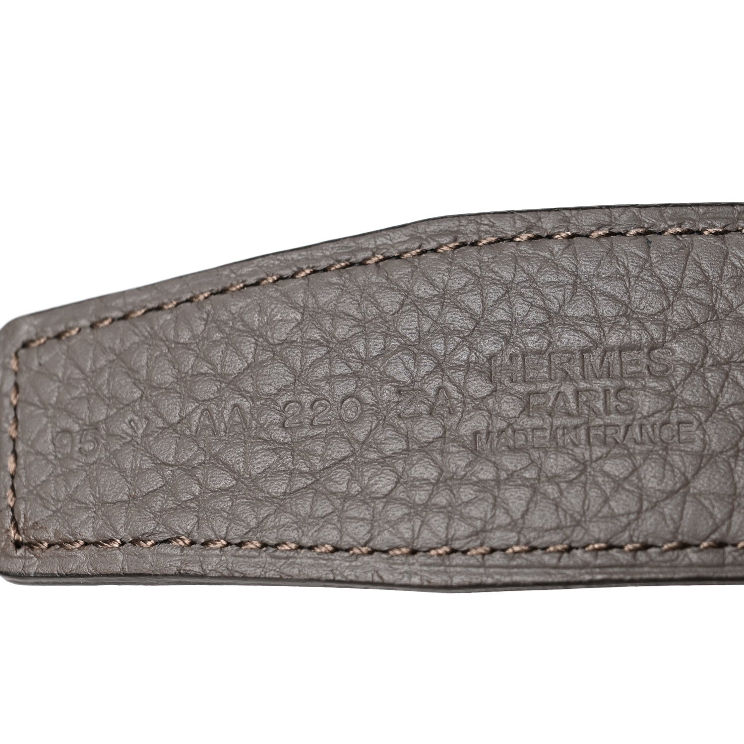 Hermes Box Togo 32mm Matte H Belt 95 Black Etain 3 of 6