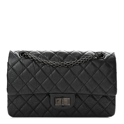 Chanel Aged Calfskin Quilted 2.55 Reissue 225 Flap So Black 1 of 11