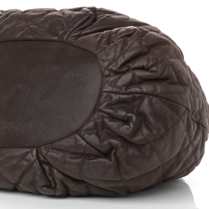 Chanel Iridescent Calfskin Quilted Large In The Mix Tote Dark Brown 10 of 12