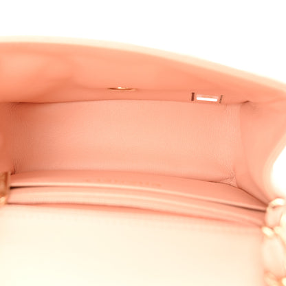 Chanel Lambskin Quilted Mini Square Flap Light Pink 5 of 11