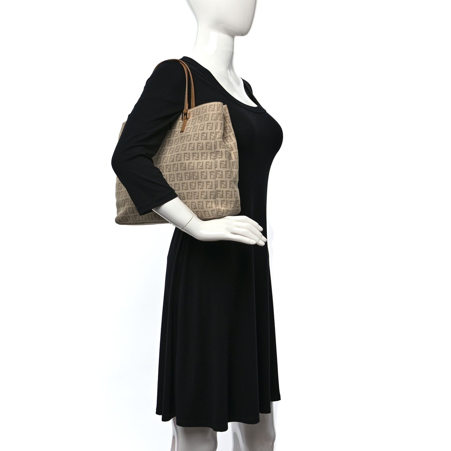 Zucchino Vitello Tote Beige Tortora