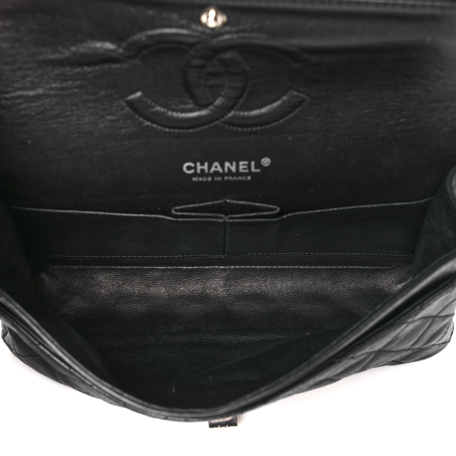 Chanel Aged Calfskin Quilted 2.55 Reissue 225 Flap Black 5 of 11