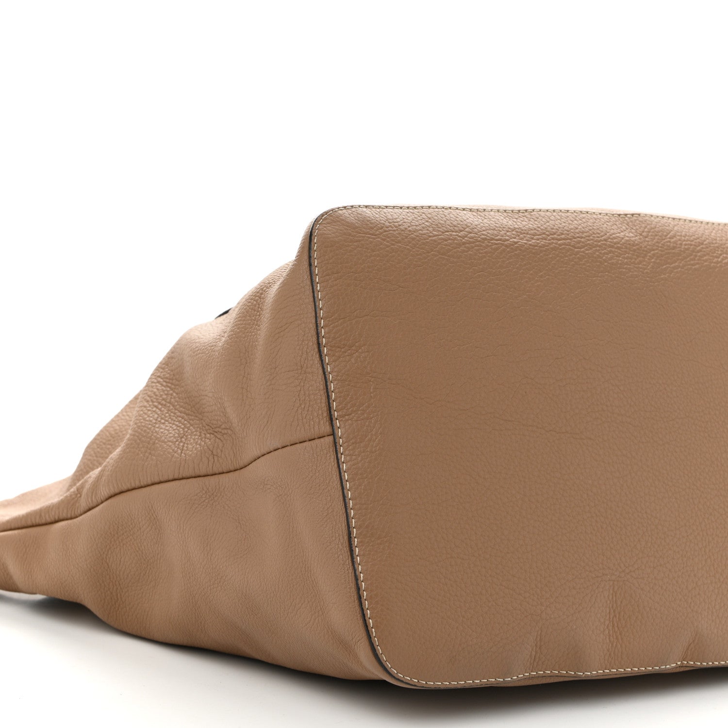 Chloe Calfskin Large New Marcie Tote Nut 9 of 10