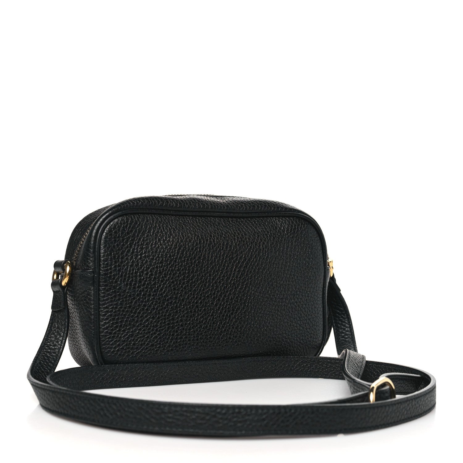 Gucci Pebbled Calfskin Mini Soho Disco Bag Black 3 of 10