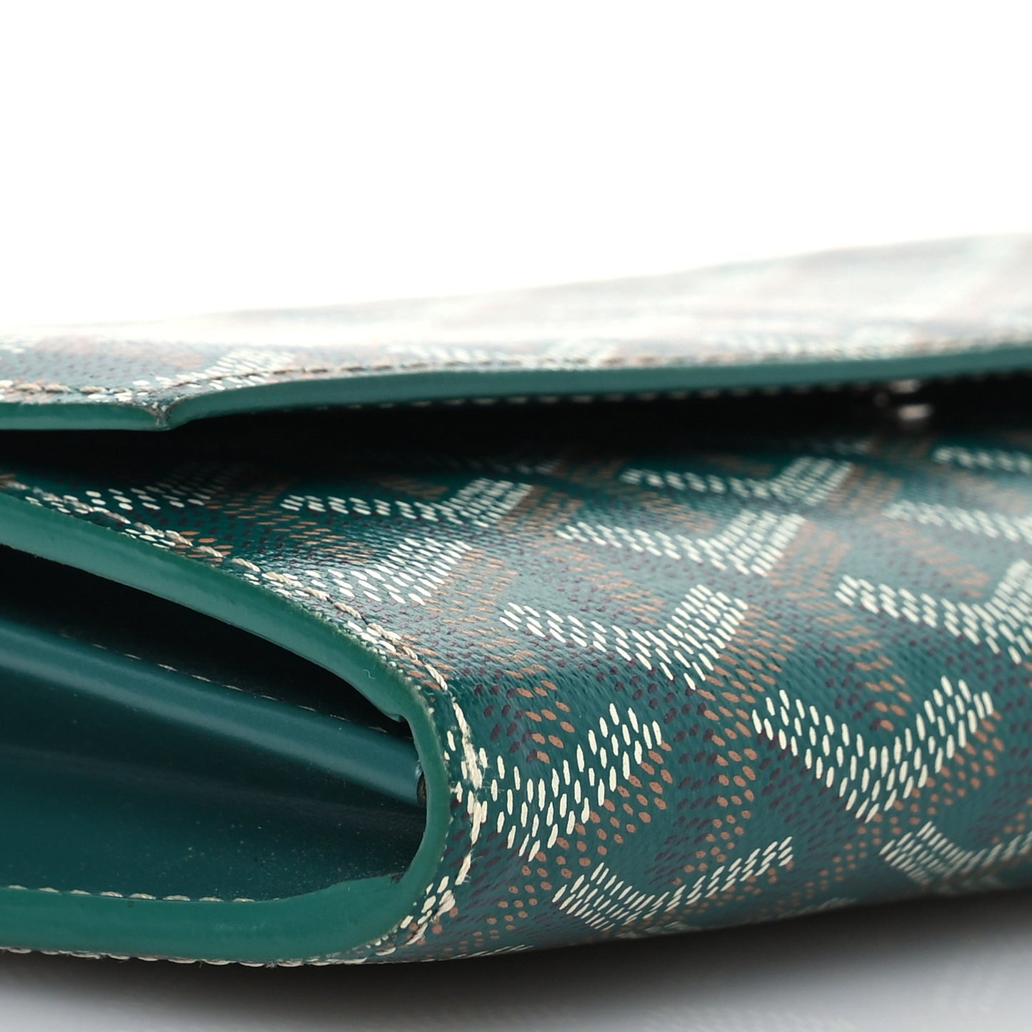 Goyardine Varenne Continental Wallet Green