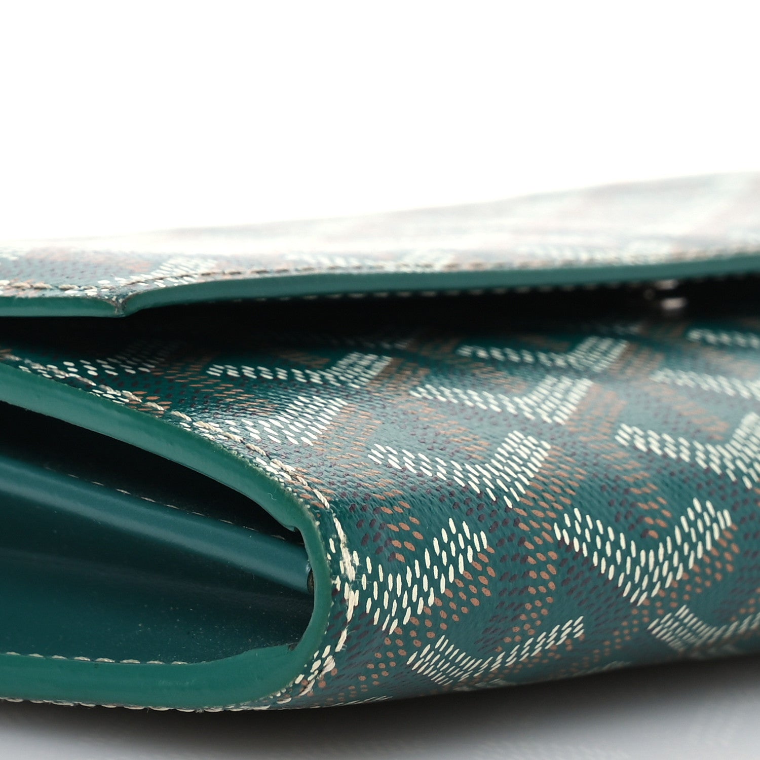 Goyard Goyardine Varenne Continental Wallet Green 10 of 14