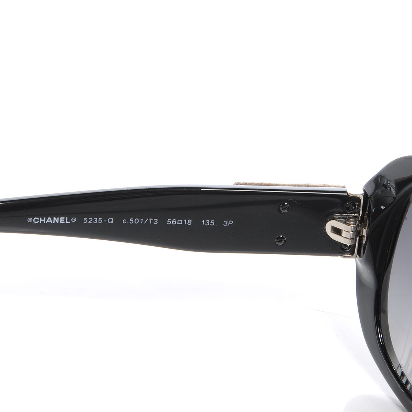 Acetate CC Turnlock Sunglasses 5235-Q Black Beige
