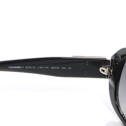 Chanel Acetate CC Turnlock Sunglasses 5235-Q Black Beige 5 of 6
