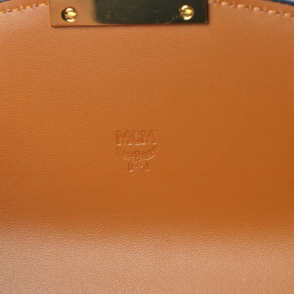 MCM Visetos Large Patricia Wallet On Chain Cognac 6 of 9