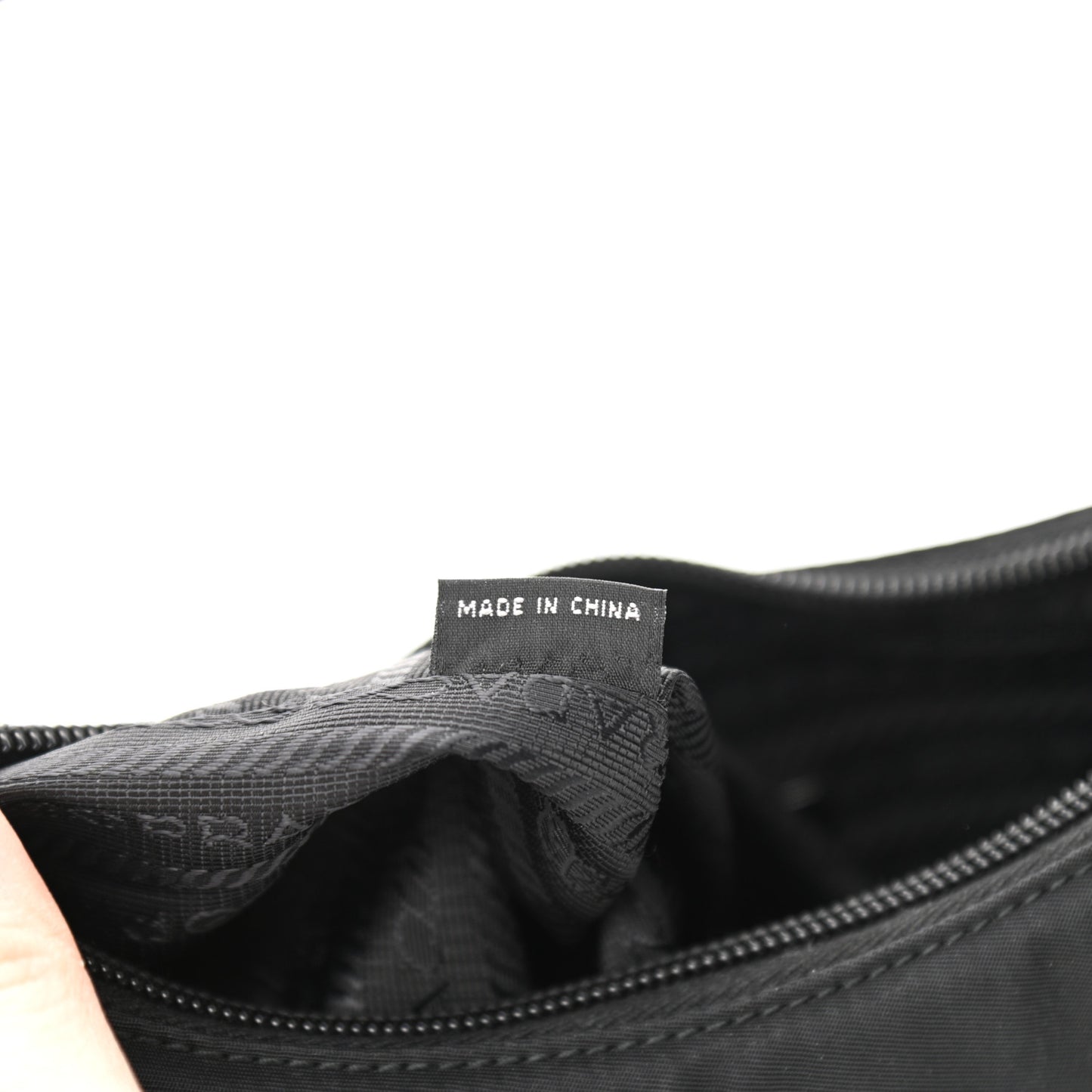 Tessuto Nylon Mini Re-Edition 2000 Bag Black