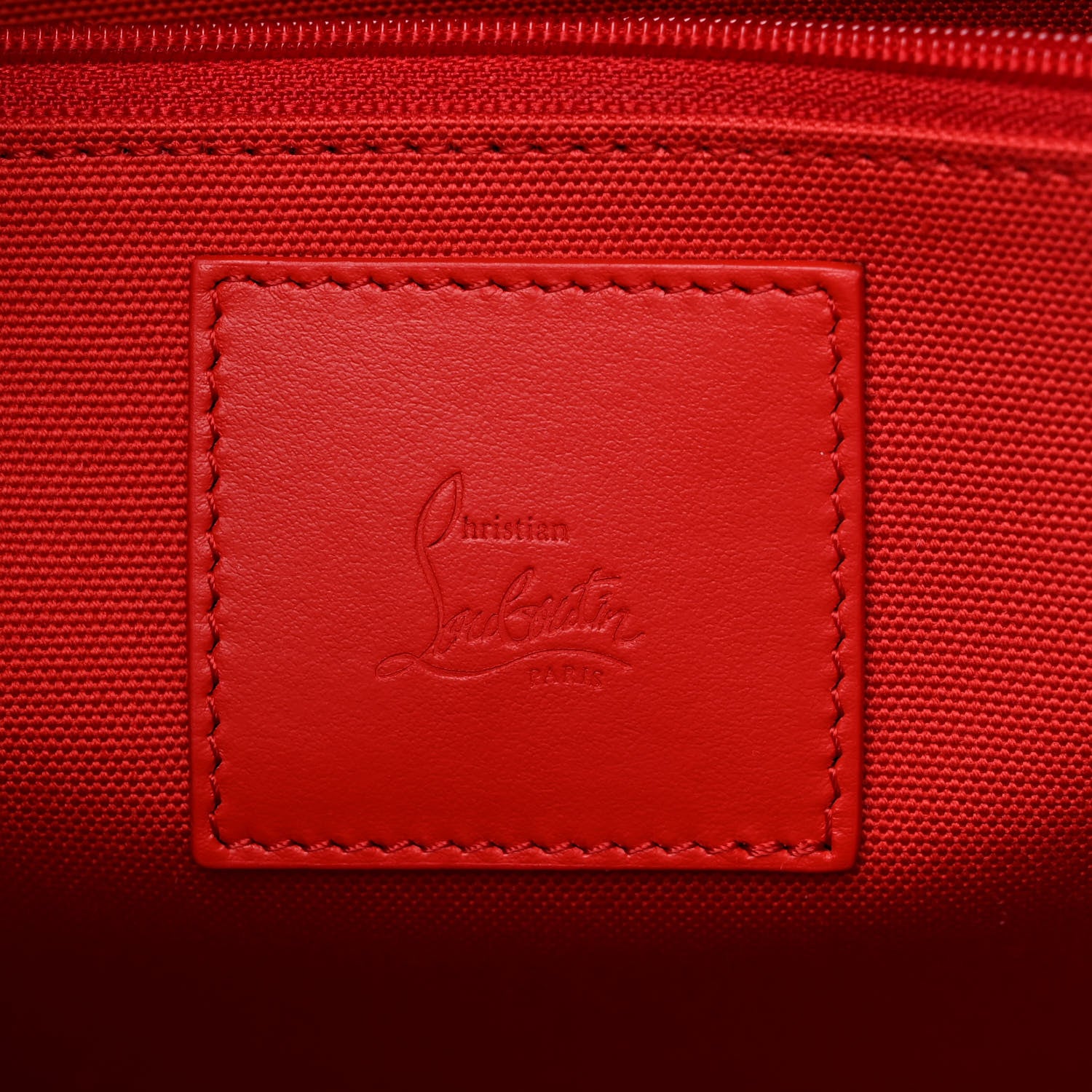 Christian Louboutin Canvas Nastroloubi Large Tote Black 6 of 13