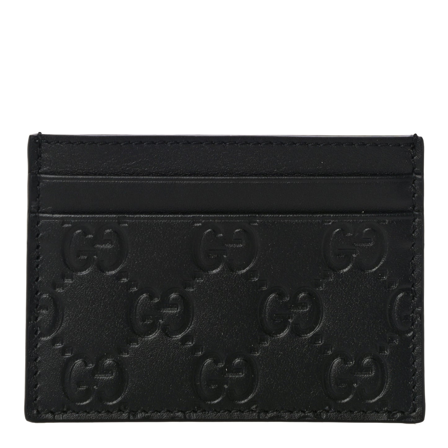 Guccissima Card Holder Black