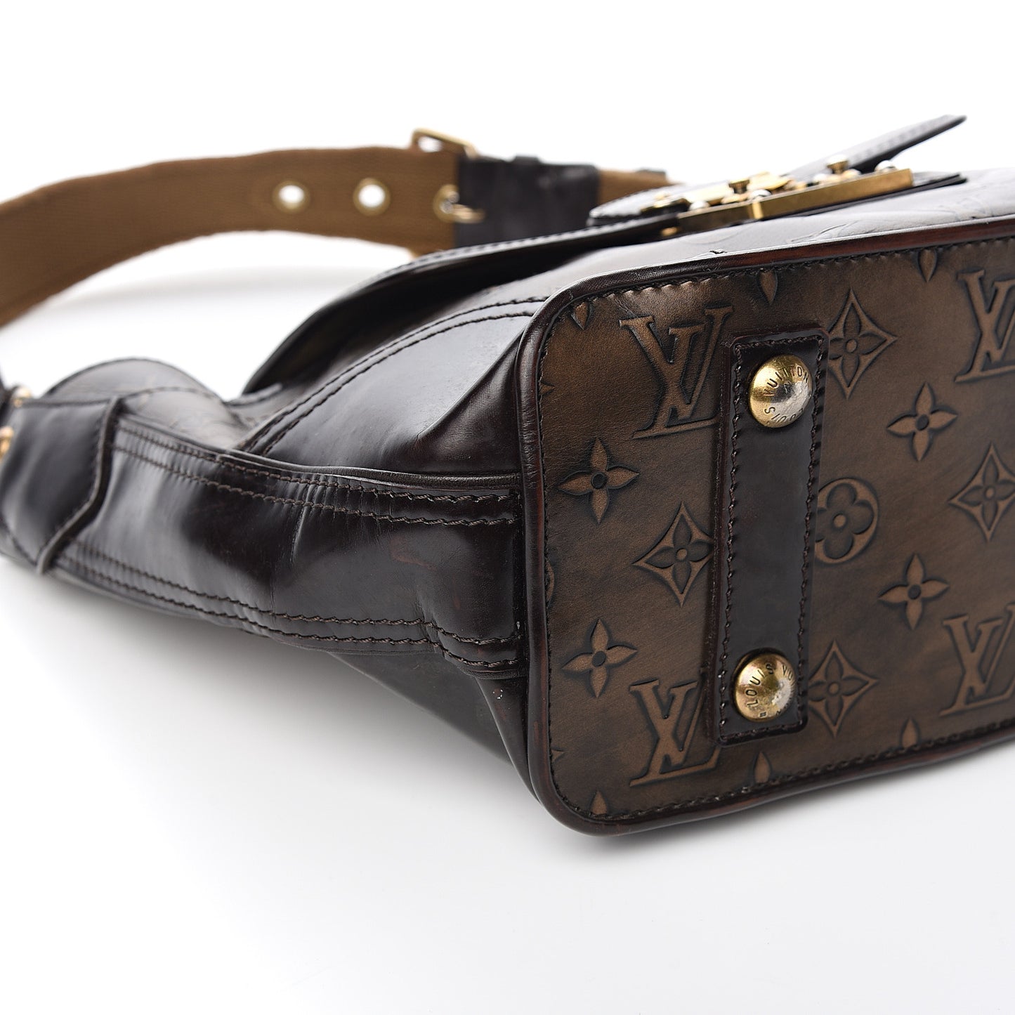 Monogram Embossed Sergent PM Bronze