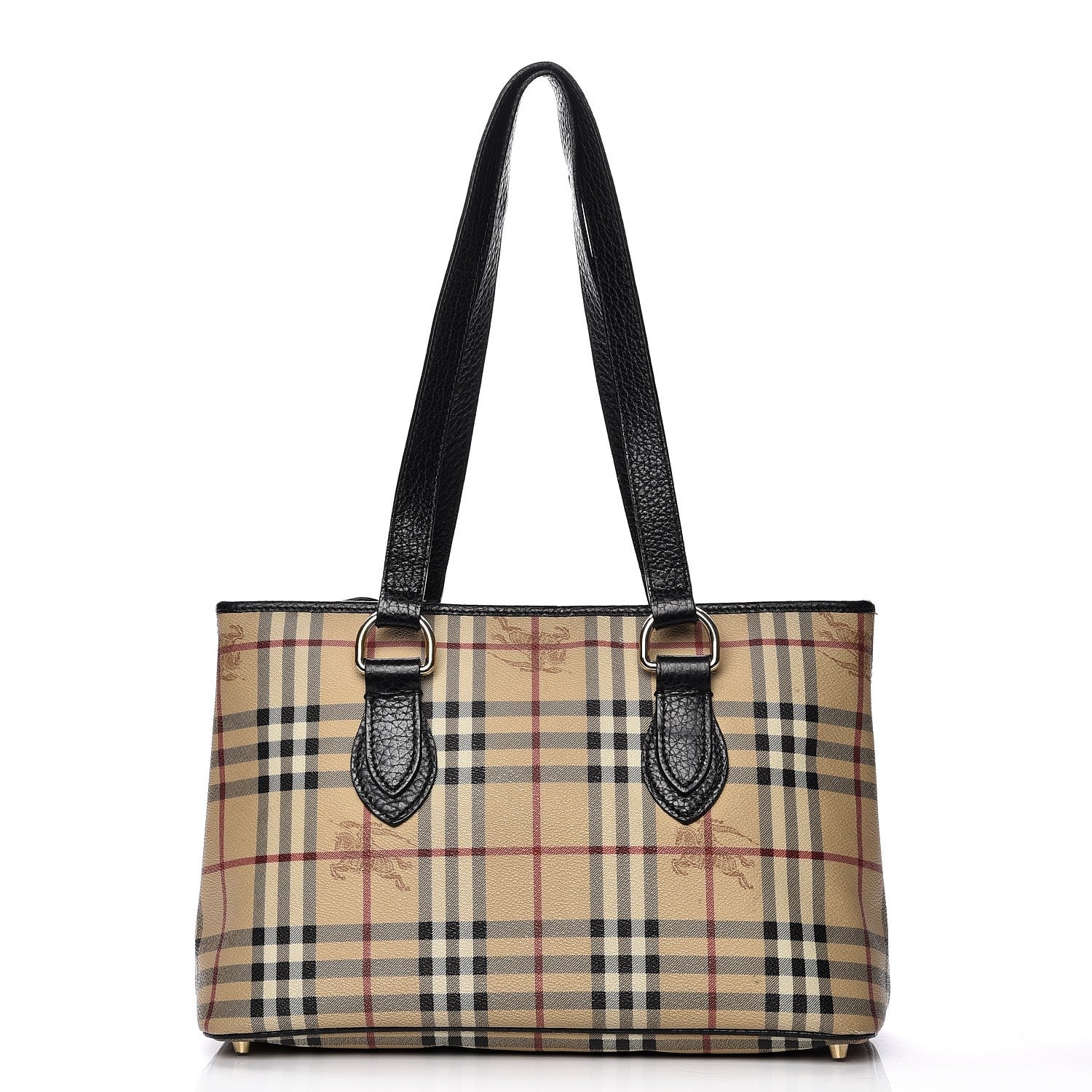 Burberry Haymarket Check Medium Regent Tote Black 1 of 10
