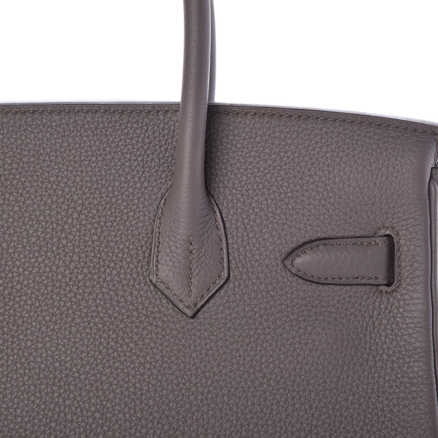 Hermes Togo Birkin 30 Etain 29 of 35