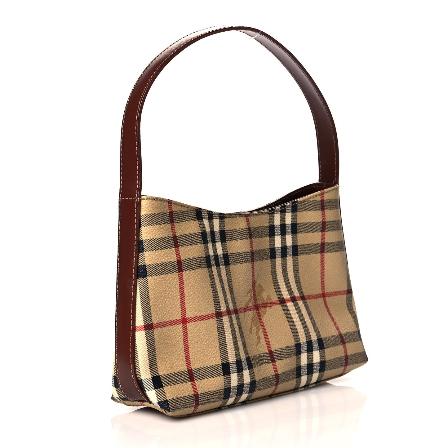 Haymarket Check Shoulder Bag Brown