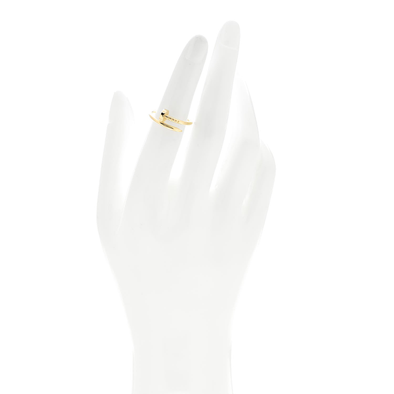 Cartier 18K Yellow Gold Small Juste Un Clou Ring 50 5.25 2 of 5