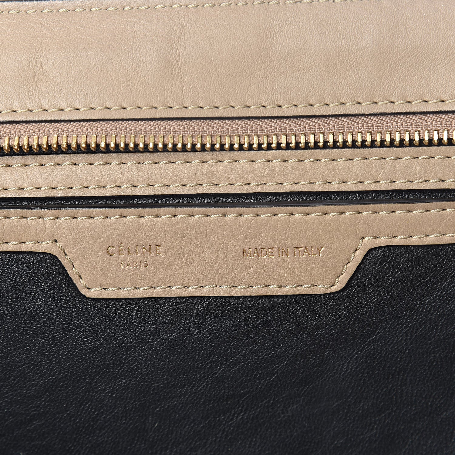 Celine Drummed Calfskin Suede Medium Trapeze Dune 6 of 10