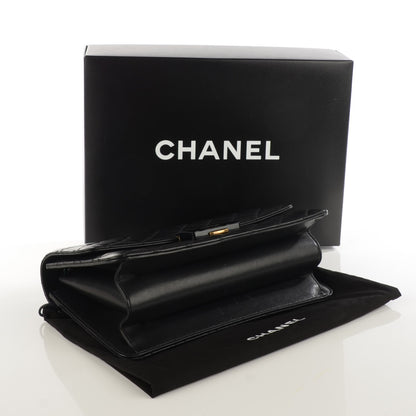 Chanel Sheepskin Quilted Large Beauty Lock Flap Black 4 of 7