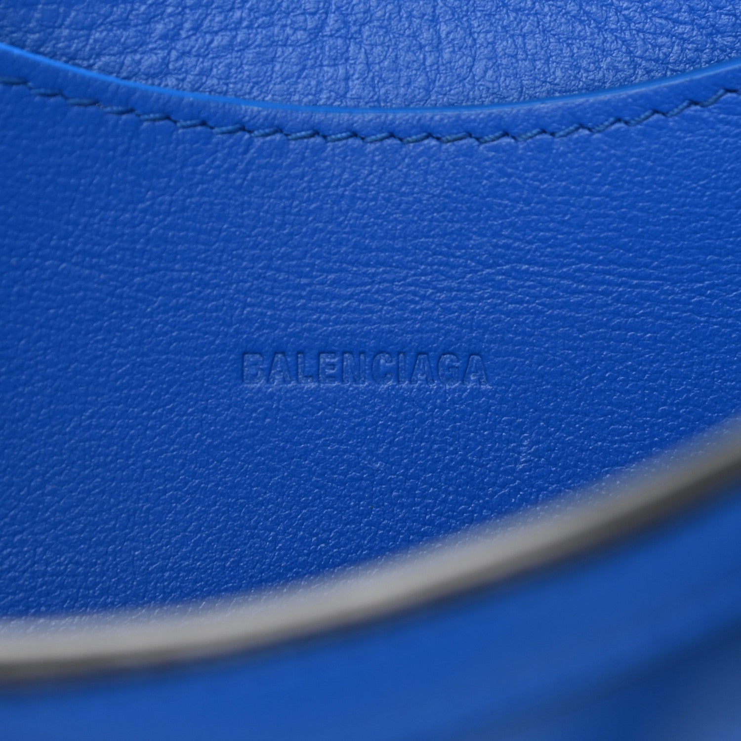 Balenciaga Smooth Calfskin Neo Classic Silver Hardware Mini City Bleu 6 of 9