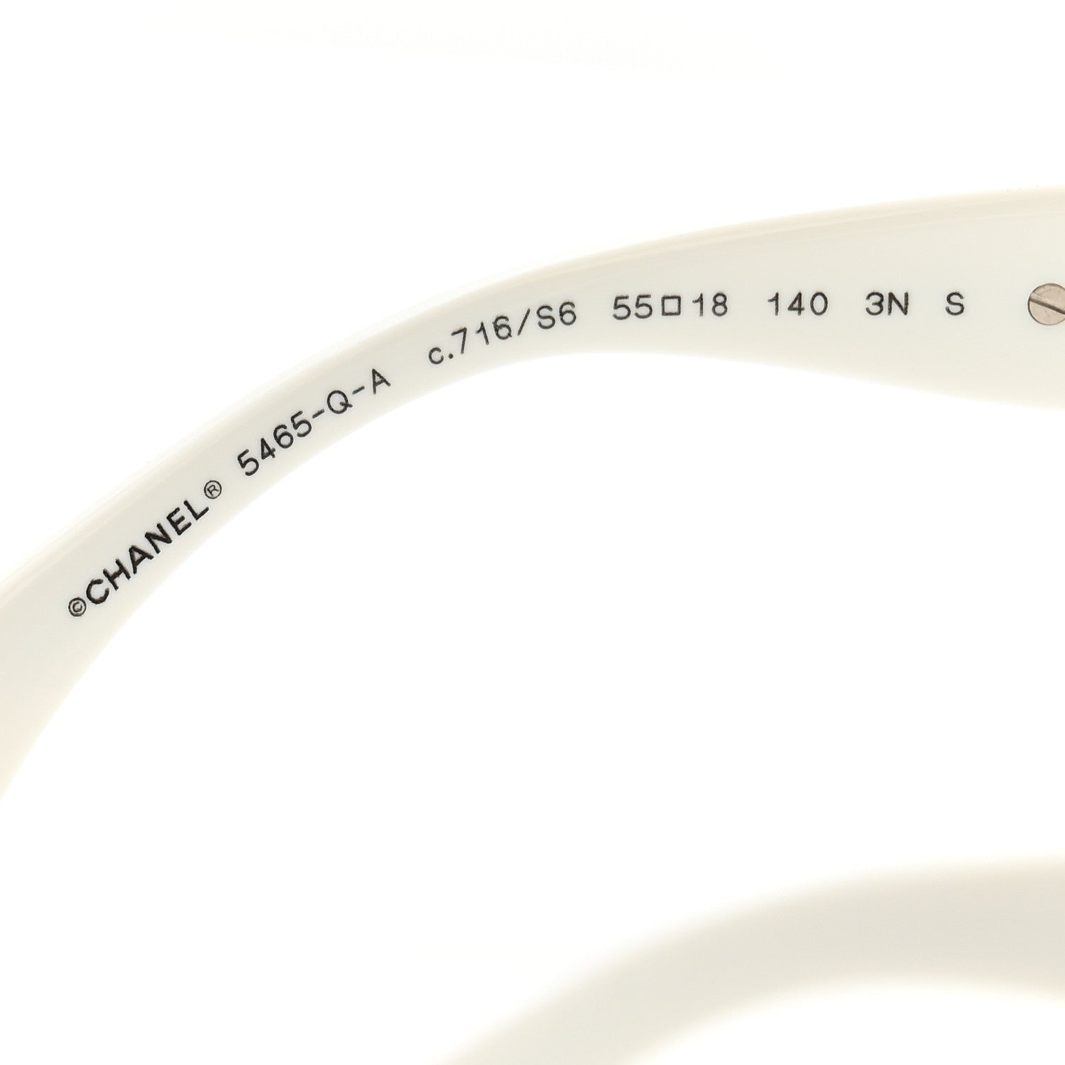 Chanel Acetate Chain Sunglasses 5465-Q White 5 of 8