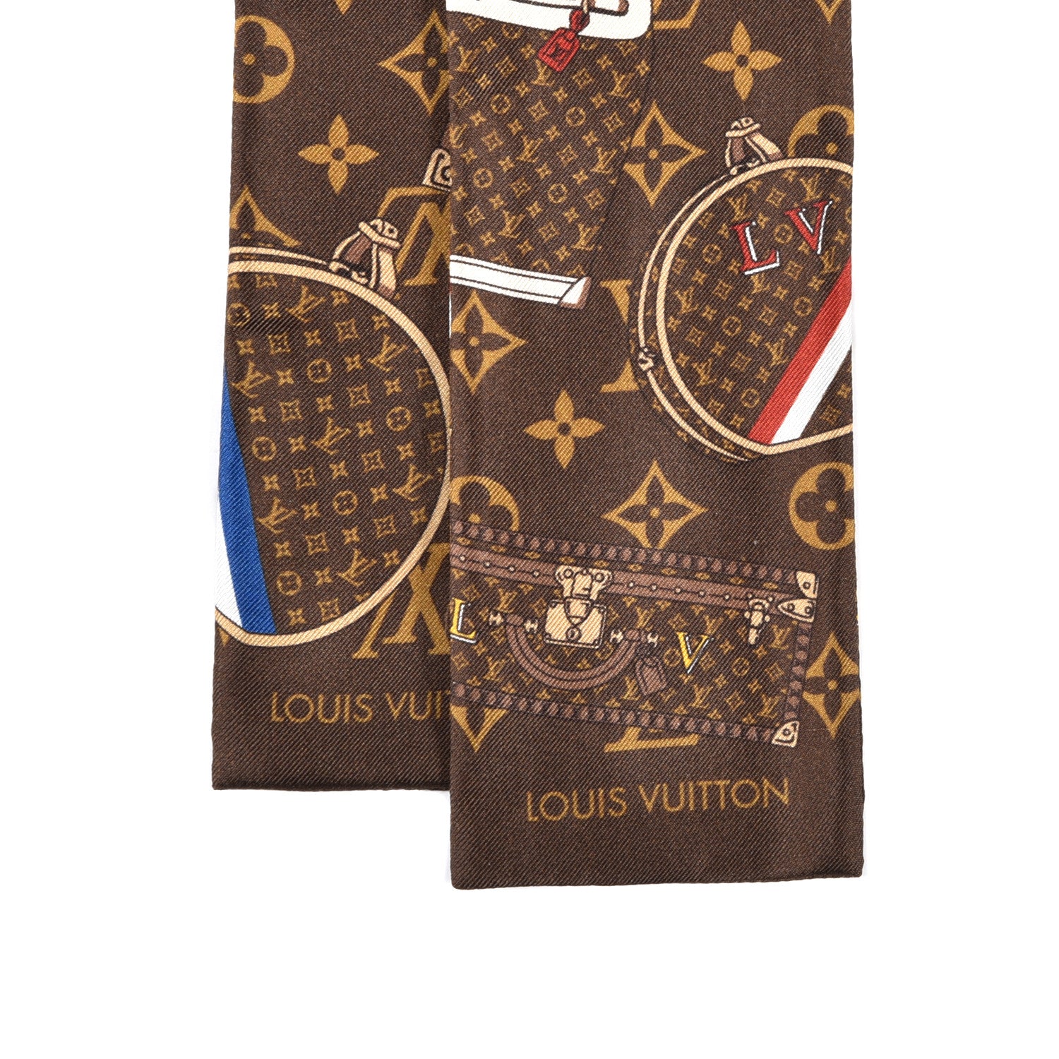 Louis Vuitton Silk Monogram Trunks Bandeau 2 of 4