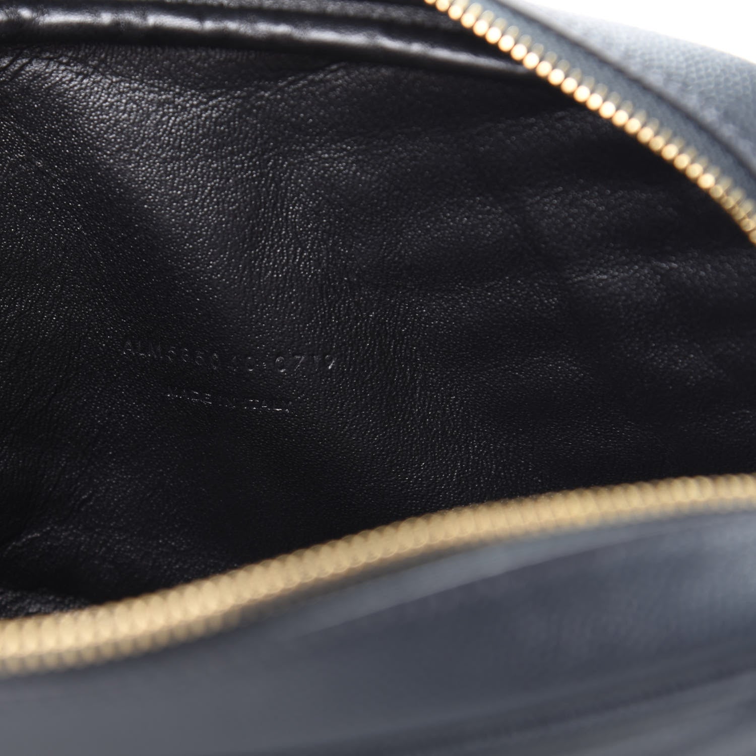 Saint Laurent Grain De Poudre Matelasse Monogram Mini Lou Camera Bag Dark Smog 7 of 11