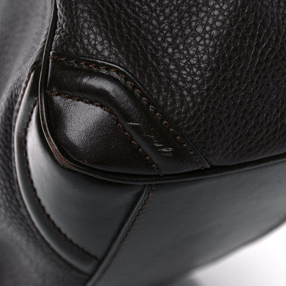 Burberry Grainy Calfskin Small Canterbury Tote Dark Chocolate 19 of 21