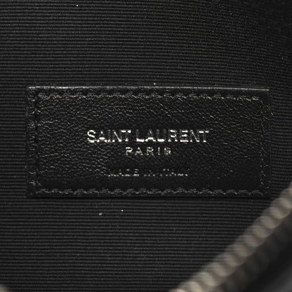 Saint Laurent Lizard Embossed Monogram Bill Pouch Black 6 of 9