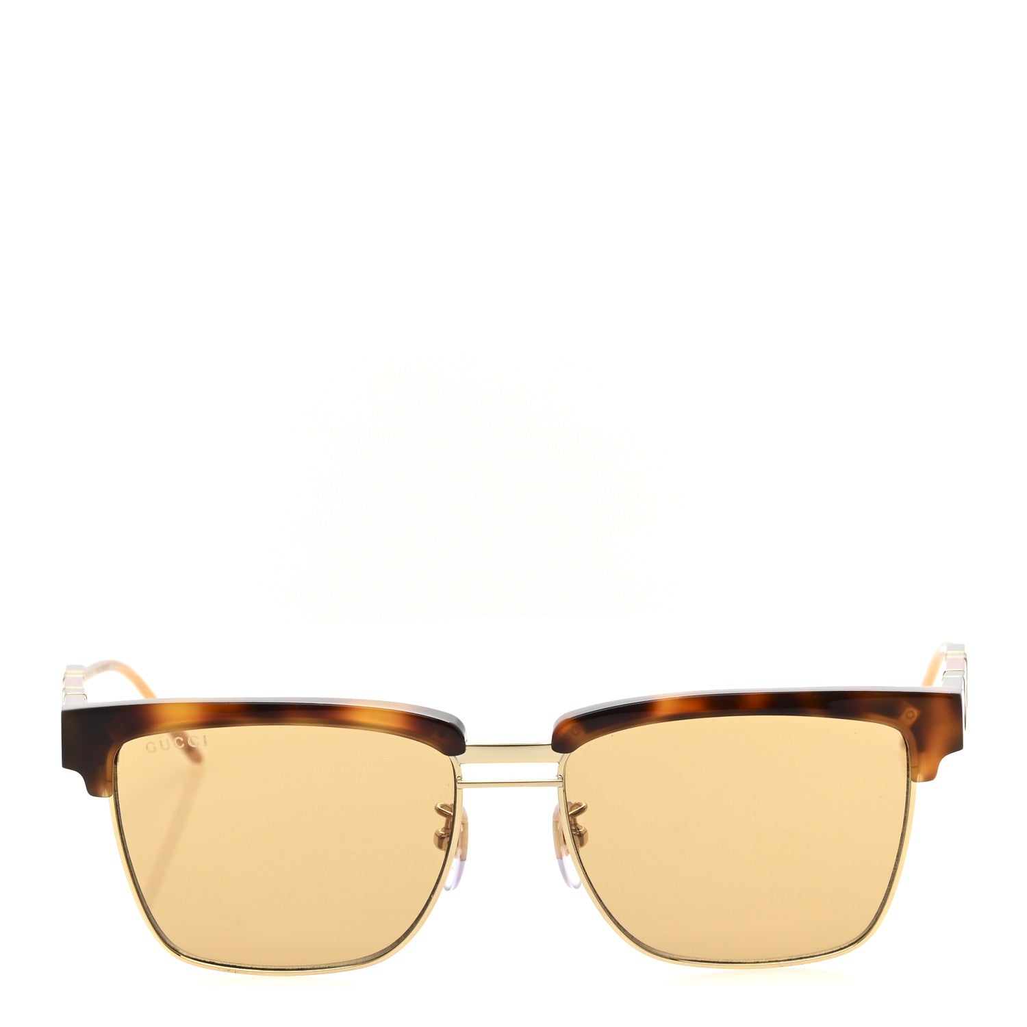 Gucci Squared Aviator GG Sunglasses GG0603S Tortoise 2 of 7