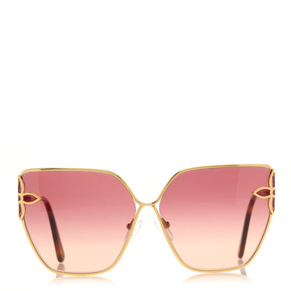 Louis Vuitton Metal Petal Sunglasses Z1628U Gradient Pink Monogram 3 of 8
