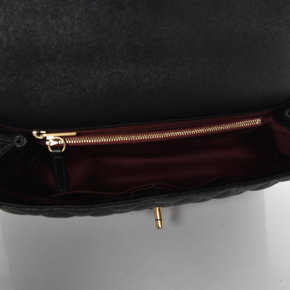 Chanel Caviar Quilted Large Coco Handle Flap Black 6 of 9