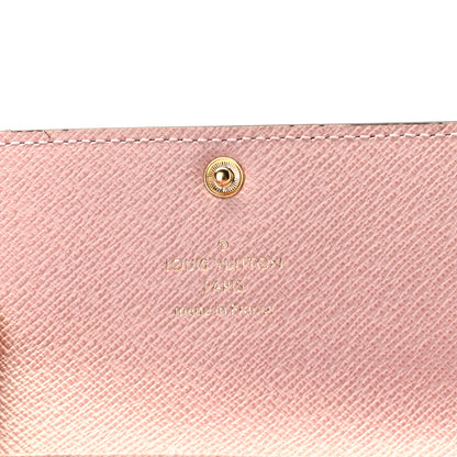 Louis Vuitton Damier Ebene Multicles 6 Key Holder Rose Ballerine 8 of 9