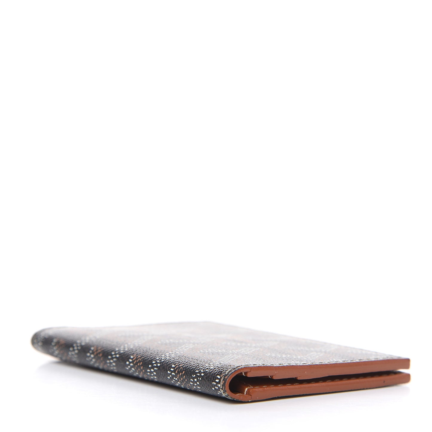 Goyardine Saint Marc Folding Card Case Black Gold