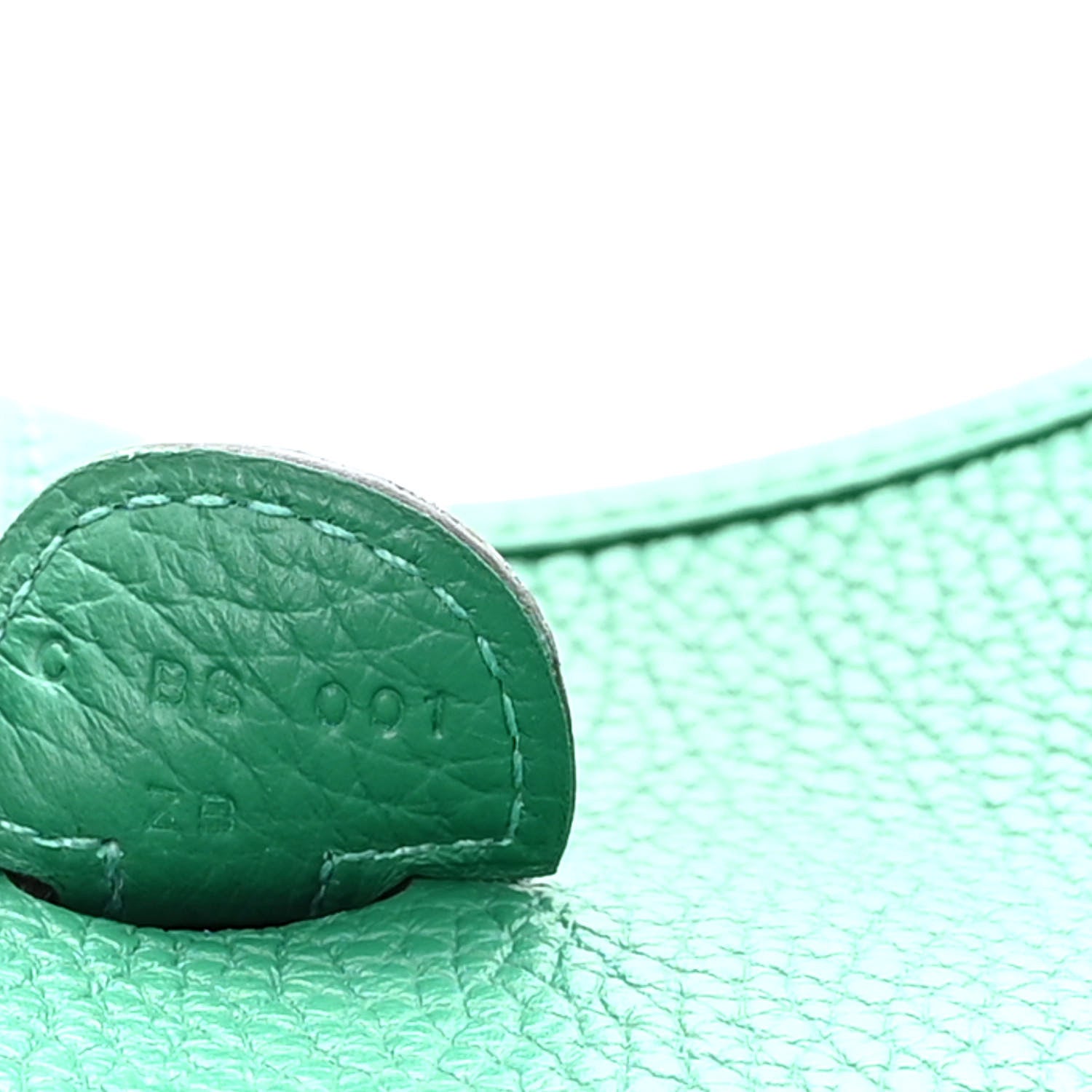 Hermes Taurillon Clemence Evelyne III PM Vert Vertigo 7 of 10