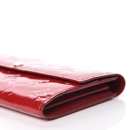 Louis Vuitton Vernis Sarah Wallet Pomme D'Amour 9 of 10