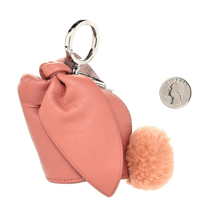 Loewe Calfskin Bunny Charm Peach Bloom 2 of 4