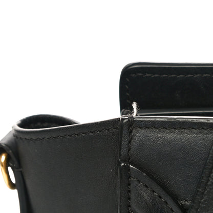 Celine Smooth Calfskin Nano Luggage Black 10 of 12
