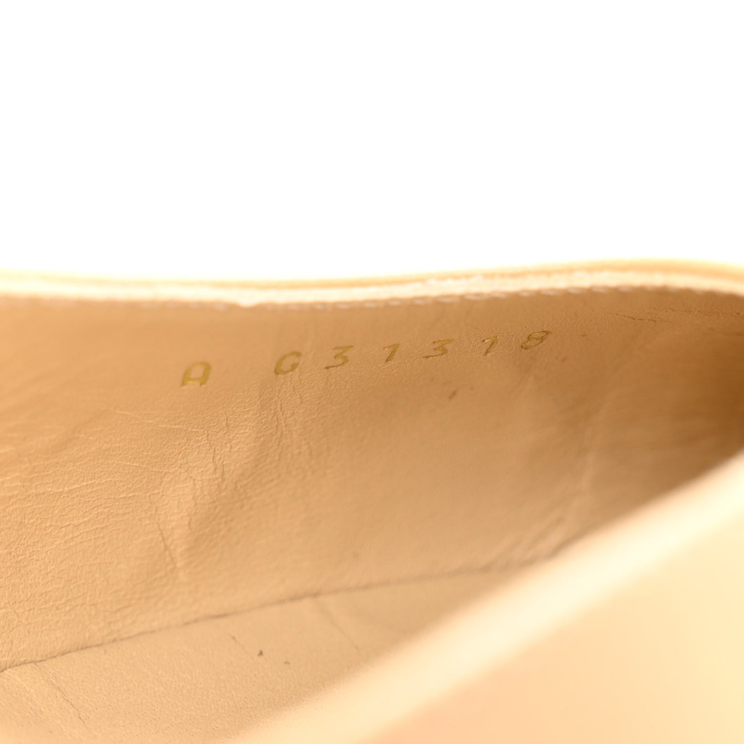 Goatskin Grosgrain Cap Toe CC Slingback Pumps 39 Beige Black