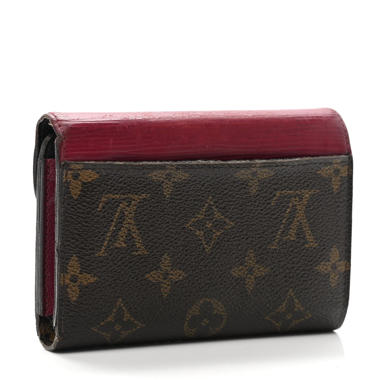 Epi Monogram Marie-Lou Compact Wallet Fuchsia